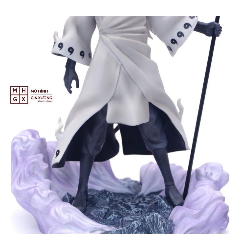 Mô hình Naruto Uchiha Madara cao 27cm siêu đẹp có 3 đầu thay thế , figure mô hình naruto , mô hình giá xưởng