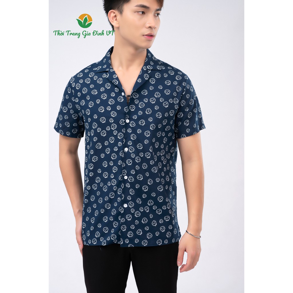 Áo sơ mi lanh nam VT A06.2102 - Mặc mát, thoải mái, nhiều họa tiết | BigBuy360 - bigbuy360.vn