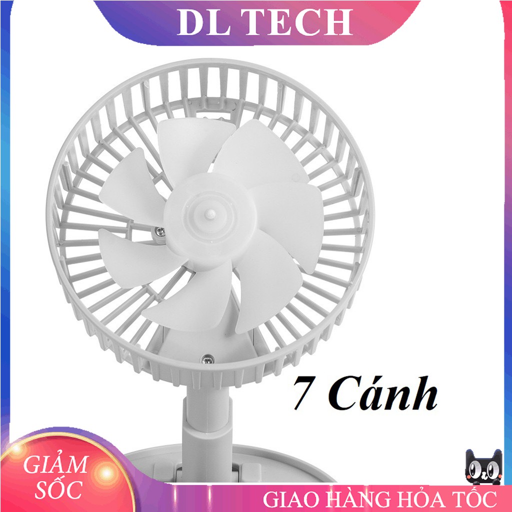 Quạt sạc tích điện mini gấp gọn A9 mini cầm tay để bàn siêu mát pin dùng 5h DL TECH | BigBuy360 - bigbuy360.vn