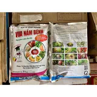 Thuốc trừ bệnh vua nấm bệnh/ an - k - zeb 80wp - 1kg - bột xanh - nứt thân, xì mủ dưa hấu, thán thư/ xoài ...