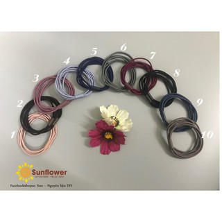 Set 5 chun ba sợi trơn