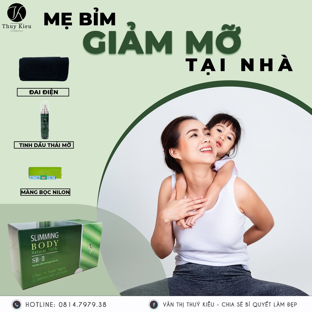Bộ quấn nóng Slimming body giảm mỡ bụng tại nhà