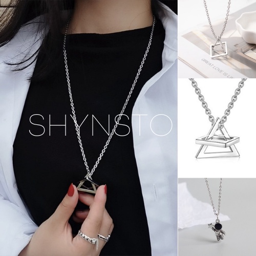 Dây chuyền nữ sợi mảnh nhiều mẫu Shynstores mạ bạc siêu xinh