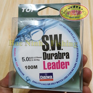 Dây Dù Câu Cá Siêu Bền: DAIWA SW Durabra Leader. Siêu bền tải trọng cao dài 100m - Cước Dù Câu Cá Cao Cấp Hspring come