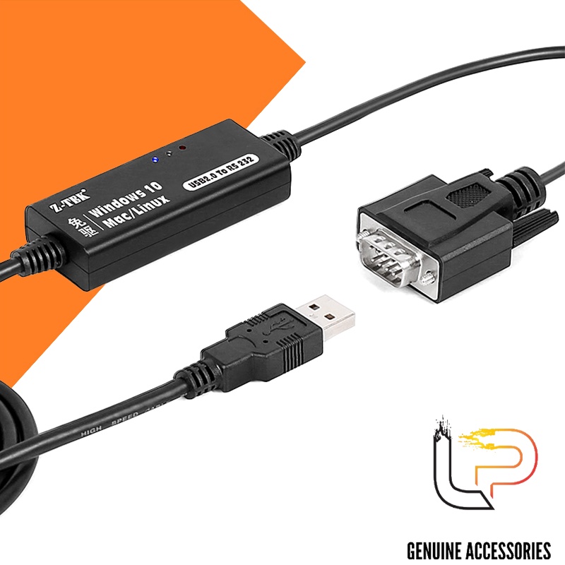 CÁP CHUYỂN USB 2.0 RA RS232 1.5M Z-TEK (ZE707)