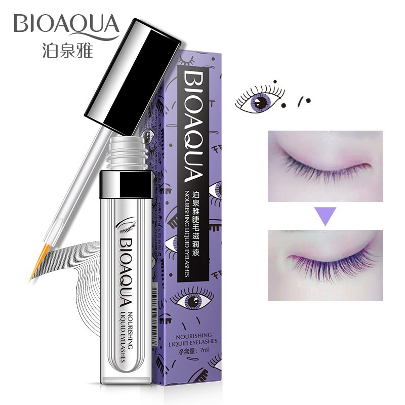 Serum Dưỡng Dài Mi Bioaqua Nourishing Liquid Eyelashes Giúp Đôi Mi Dày Và Cong Vút 7ml