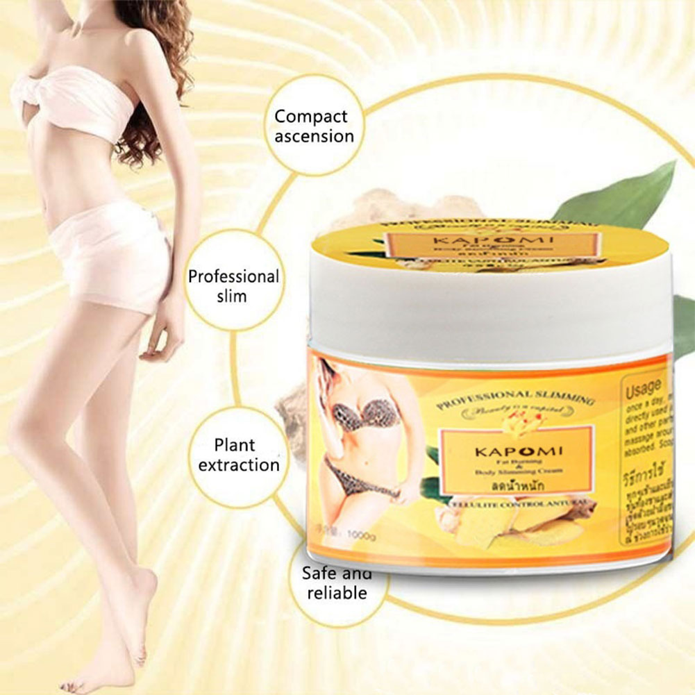 LF 1PC Ginger Fat Burning Cream Anti-cellulite Slimming Cream Silky Body Massager Gel làm săn chắc da Giảm cân