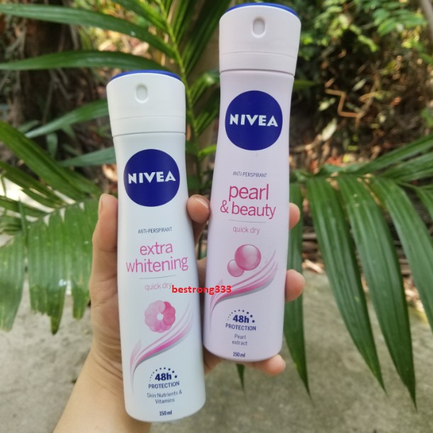 Xịt ngăn mùi Nivea nữ đủ màu 150ml mẫu mới