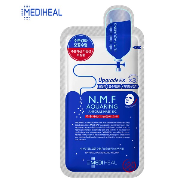 Mặt Nạ Cấp Ẩm Cho Da Mediheal N.M.F Aquaring Ampoule Mask Ex 27ml