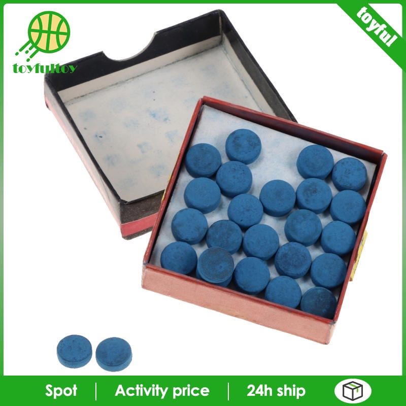 Set 50 Đầu Cơ Bida Thay Thế 9mm Kèm Hộp Đựng