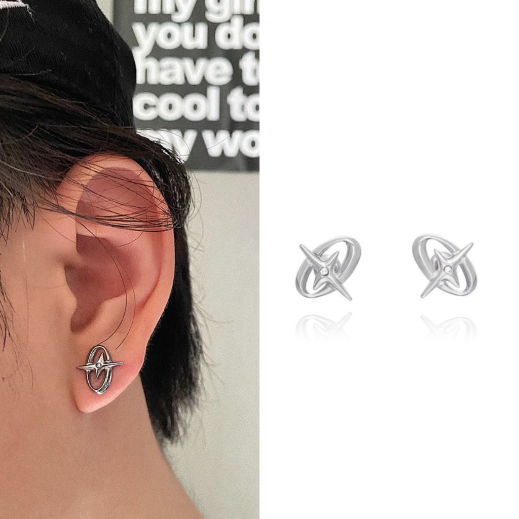 Khuyên Tai Hình Thánh Giá Đơn Giản Thời Trang Cho Nữ