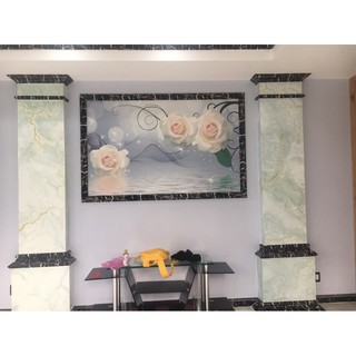 Tranh dán tường 3D Sư tử