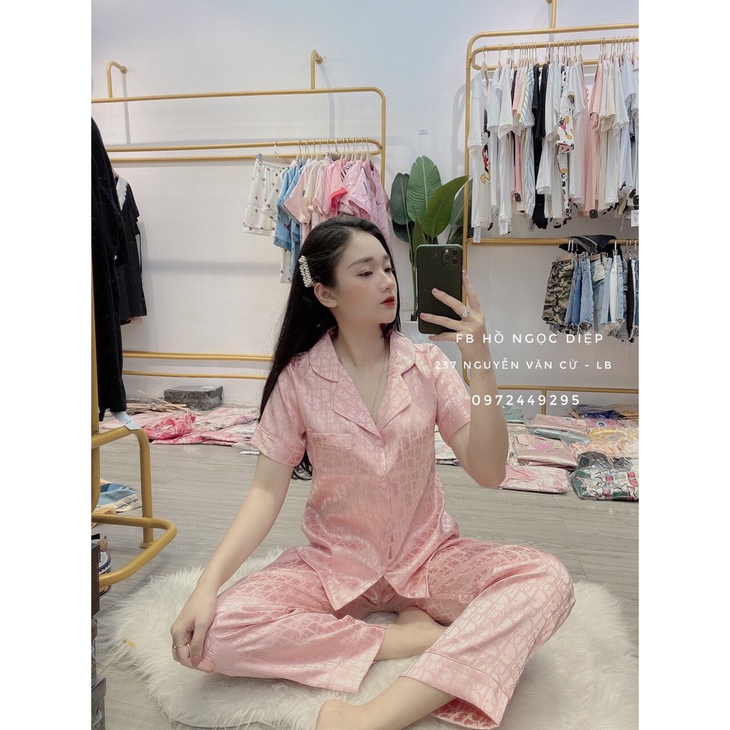 ( Xả Hàng Bán Lỗ) Bộ Đồ Pijama-Bộ Lụa satin Mặc Nhà Hàng Cao Cấp loại 1 {Ảnh Thật Sp] | BigBuy360 - bigbuy360.vn