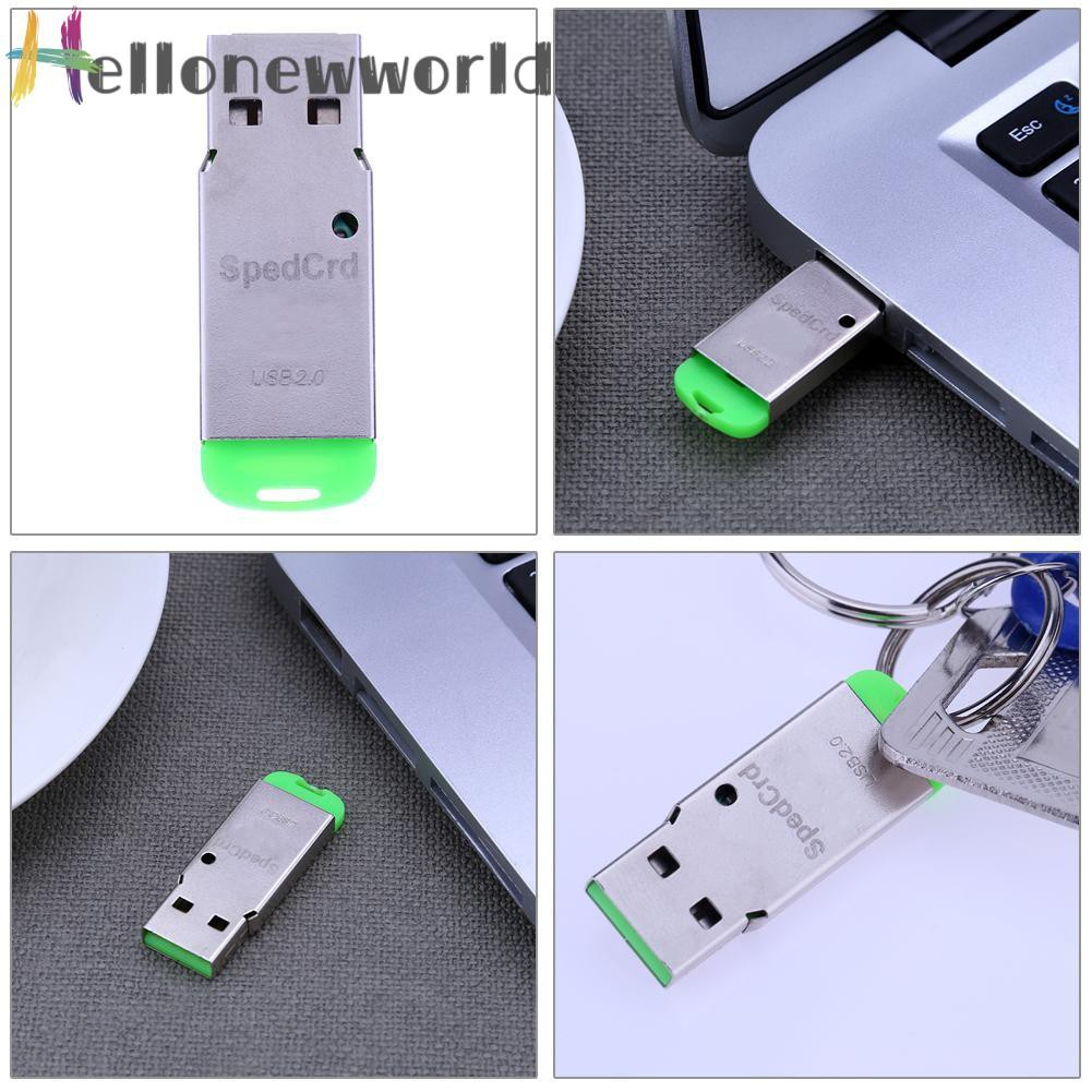 Hộp Đựng Thẻ Nhớ Mini Bằng Kim Loại Usb 2.0 Đầy Tiện Lợi | BigBuy360 - bigbuy360.vn