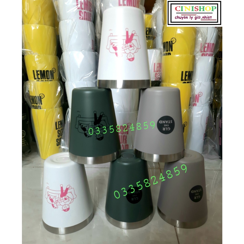 Ly Giữ Nhiệt 330ml _Inox 304 Nhật Bãi 3 màu (Siêu Iu)_CINISHOP