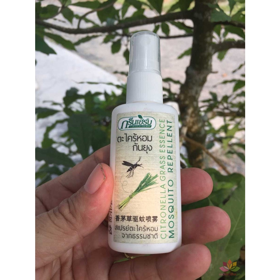 Chai xit tınh dầu xả chốnǥ muỗi Mosquito Repellent (Thailand)