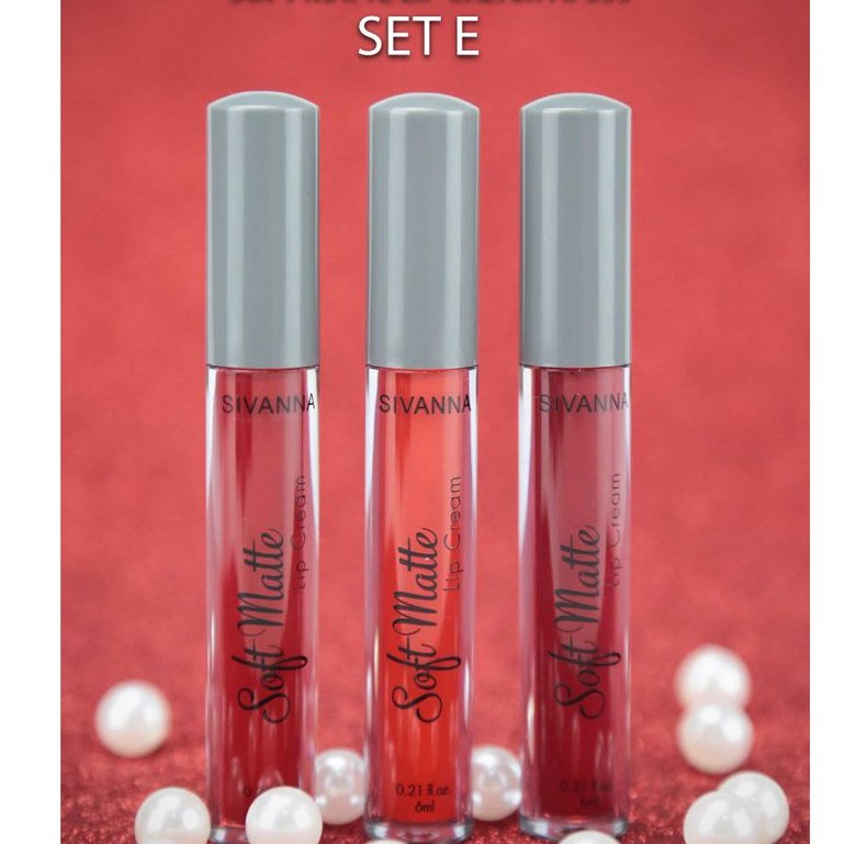 SET 3 SON KEM SOFT MATTE KHÁNG NƯỚC SIVANNA | Thế Giới Skin Care