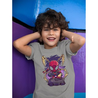 Áo Thun Bé Trai - Marvel ChiBi - Spider Man Cao Cấp