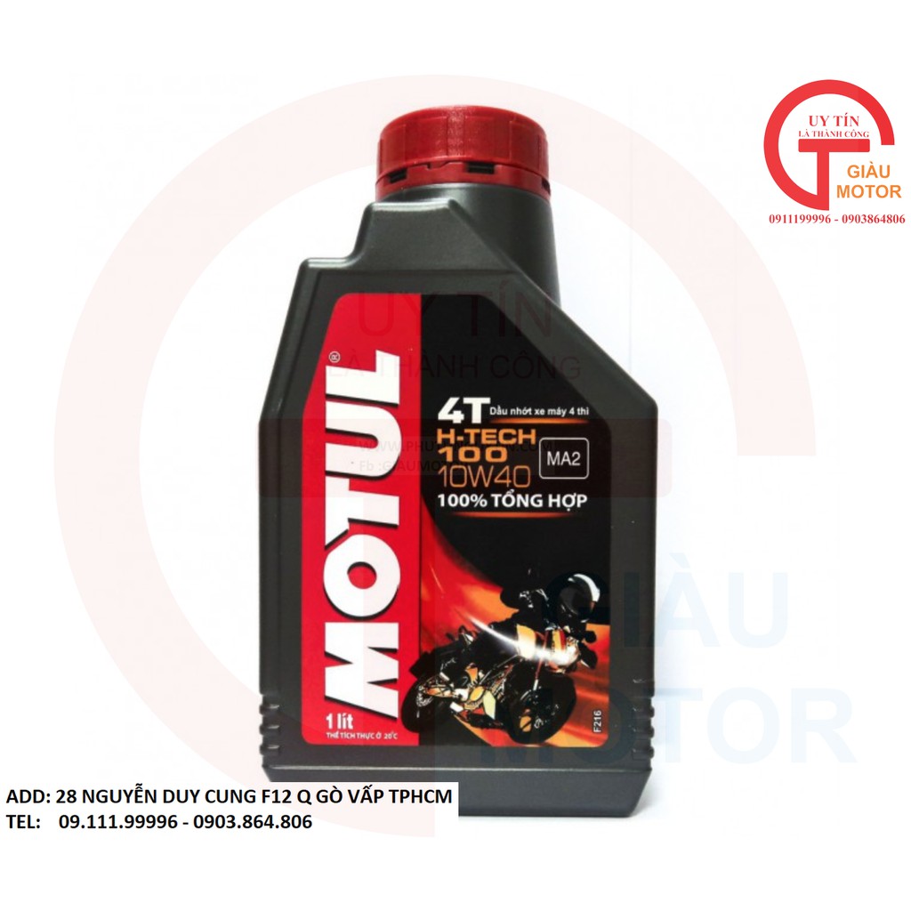 DT - Dầu Nhớt Motul 7100 Châu Âu 10W40 1L