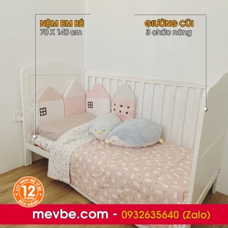 Cũi 3 chức năng Darling và nệm cao su non