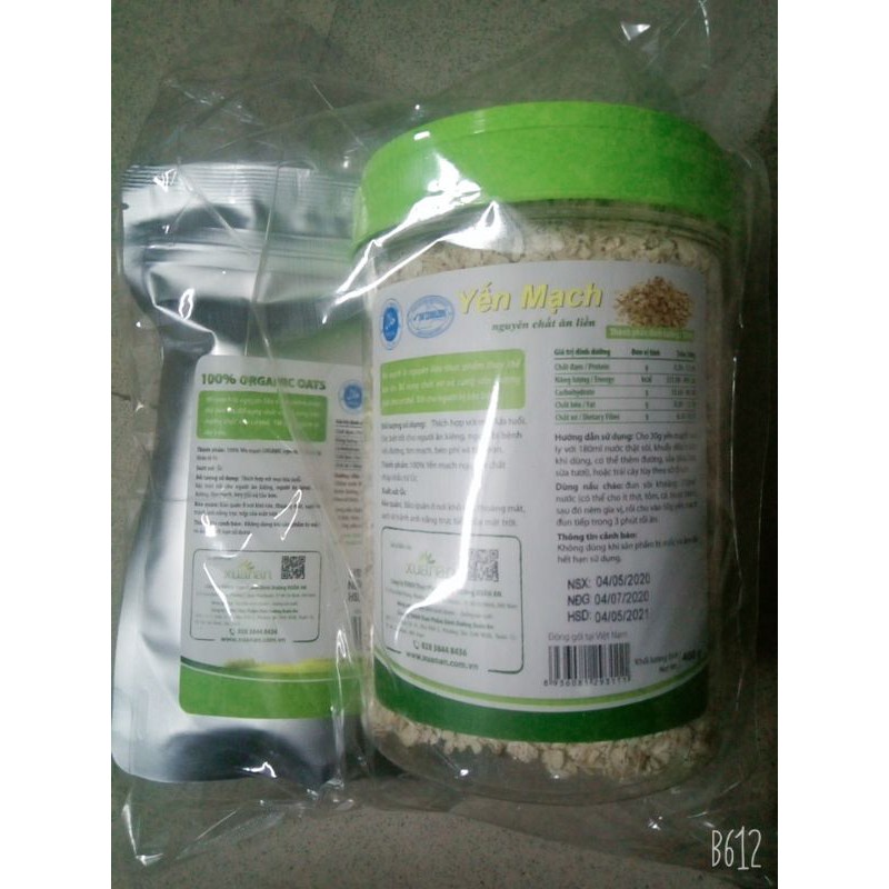 1 hộp yến mạch Xuân An 400g[ tặng ngẫu nhiên]