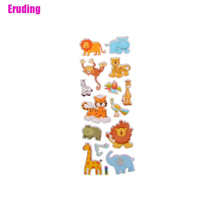 Hình Dán Động Vật 3d Đáng Yêu