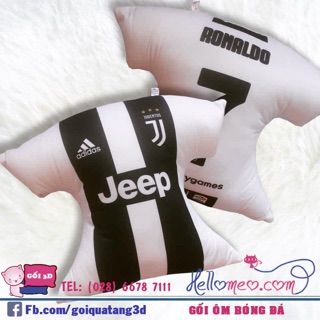 [HOT TREND] GỐI ÔM BÓNG ĐÁ ÁO THI ĐẤU CẦU THỦ RONALDO CLB JUVENTUS QUÀ TẶNG LƯU NIỆM THỂ THAO ĐỘC LẠ