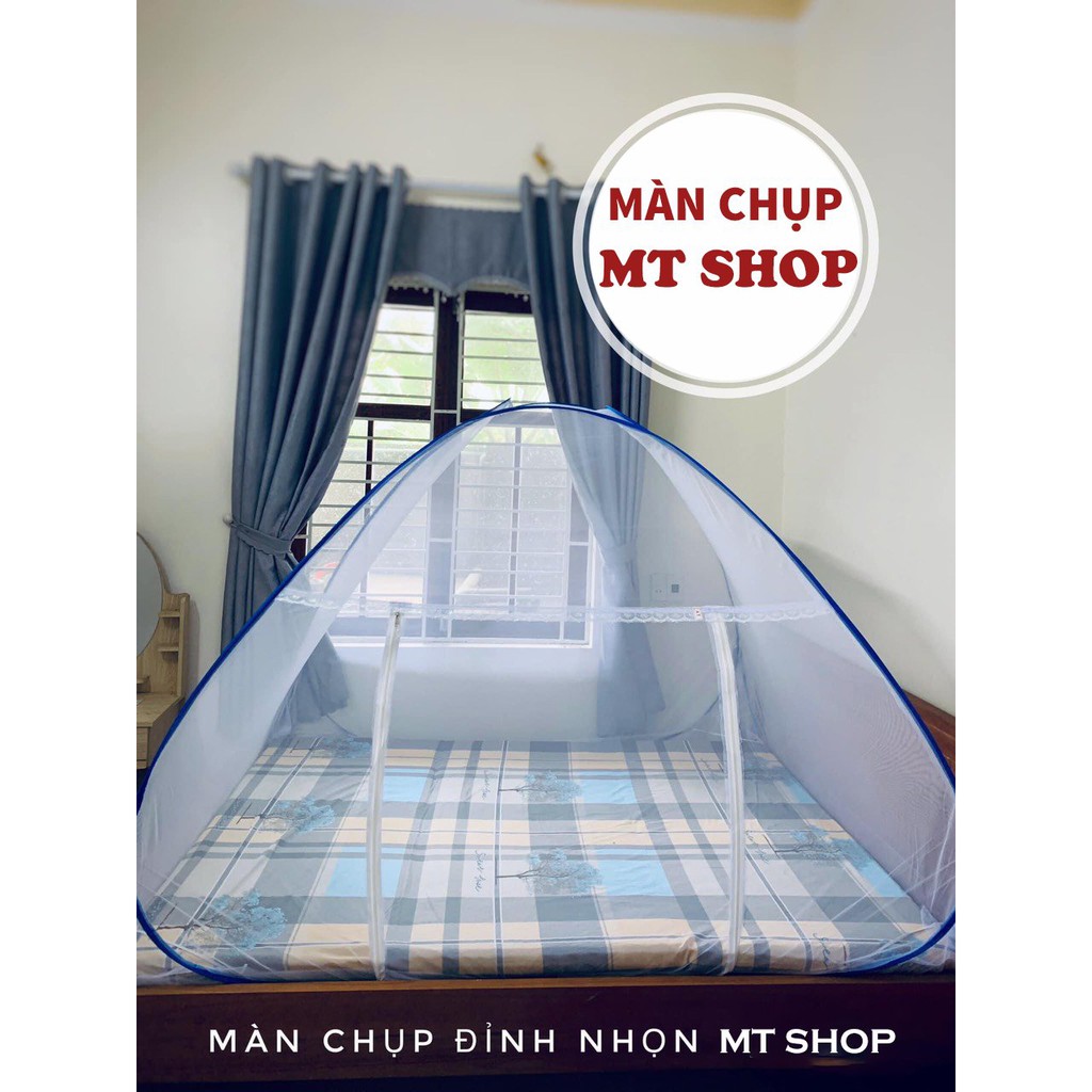 [Mã LIFE0704ALL giảm 10% đơn 50K] Mùng chụp gia đình 1m2. 1m6, 1m8, 2m2x2m chống muỗi hiệu quả