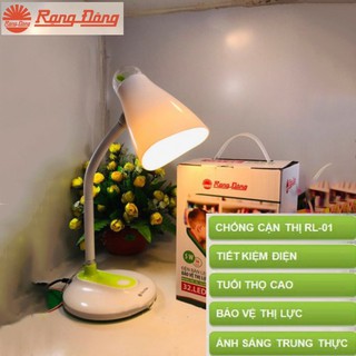 Đèn học để bàn chống cận led rl 32 rạng đông, chính hãng, cao cấp, tặng bóng đèn kèm theo