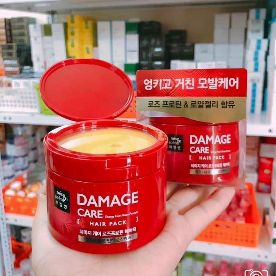 Kem Ủ tóc Missen đỏ Damage Care Hair Pack Hàn Quốc