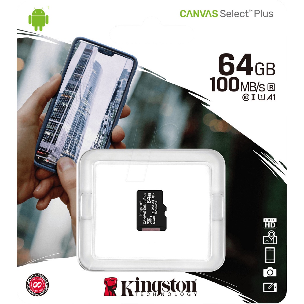 Thẻ Nhớ Micro SDHC Kingston 32GB Class 10  - Hàng Chính Hãng