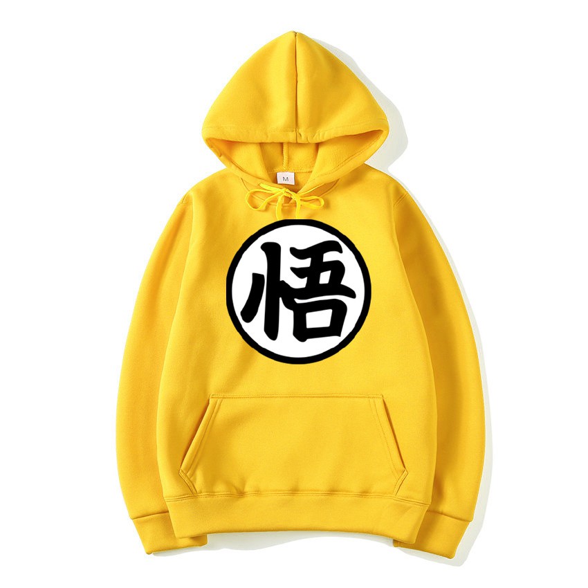 Mới Áo Hoodie Cotton Màu Trơn In Họa Tiết Dragon Ball Thời Trang Cho Nam Và Nữ