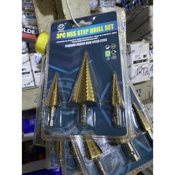 Bộ mũi khoan tháp 3 bước thẳng 4-32mm