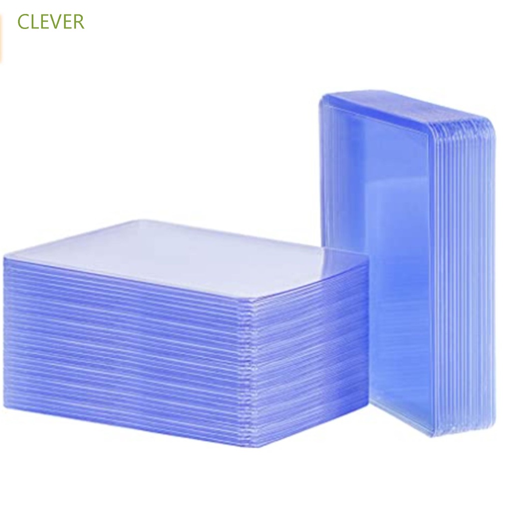 CLEVER 25 Pieces Rigid Plastic Card Sleeves Collectible Protective 