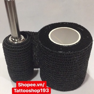 Bọc thun quấn chống trơn dùng cho tay cầm,máy xăm trong xăm hình ,xăm thẩm mỹ
