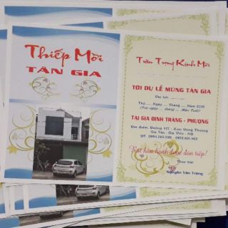 Thiệp Mời Tân Gia