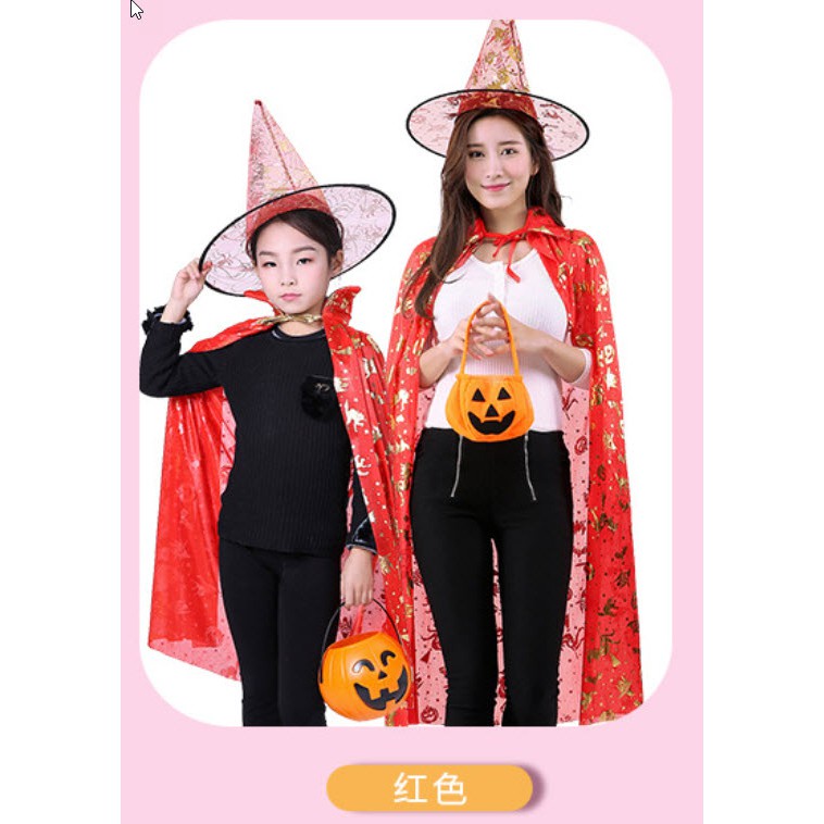 [ HCM ] HALLOWEEN - ÁO CHOÀNG HOA VĂN NHIỀU MÀU CHO BÉ CHƠI HALOWEEN