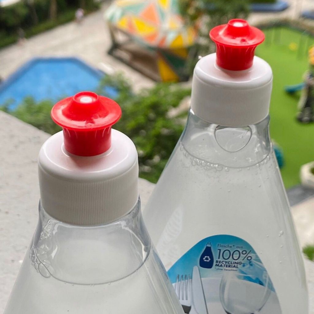 Nước rửa bát DENKMIT, nước rửa chén lô hội, đậm đặc, an toàn cho da tay dung tích 500ml SK01