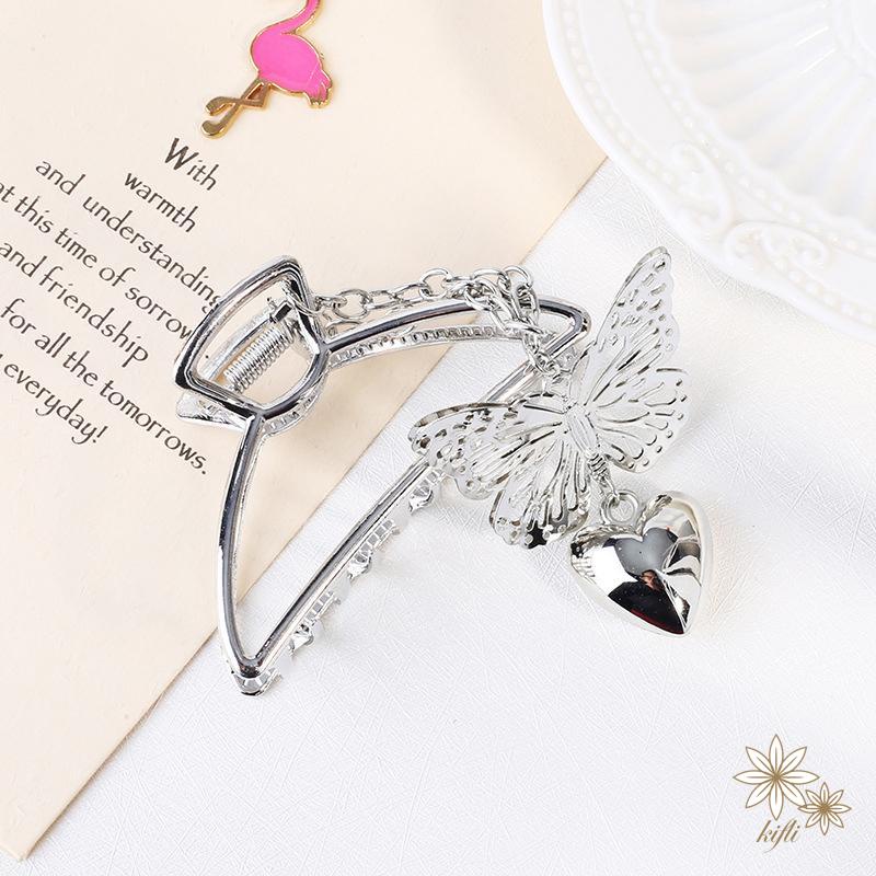 【Kifli.vn】Kẹp Tóc Hình Bướm Ba Chiều Cá Tính Thời Trang