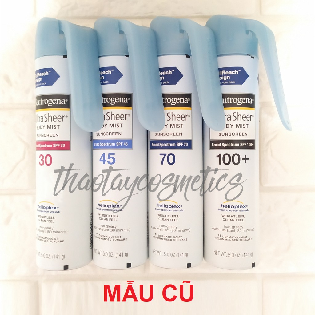 Xịt chống nắng Neutrogena Ultra Sheer Body Mist (141g) | BigBuy360 - bigbuy360.vn