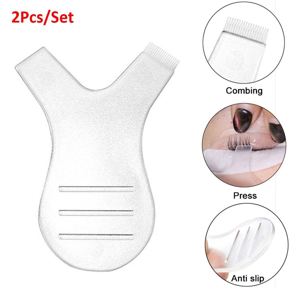 [Hàng mới về] Dụng cụ uốn mi bằng nhựa trong suốt hình chữ Y