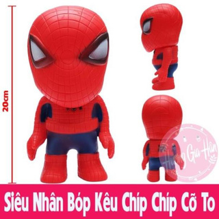Siêu nhân Người Nhện Spiderman Bóp Kêu Chíp Chíp Giúp Bé Tăng Cường Khả Năng Vận Động & Thính Giác [Thanh Mai Shop]