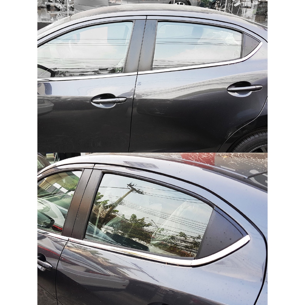 Nẹp chân kính Mazda 2 2015-2020 hàng Hàn Quốc