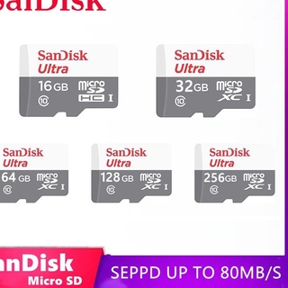 SANDISK Thẻ Nhớ 8gb/16gb/32gb/64gb/128gb/256gb/512gb/16gb/100/160/170Mbps Dành Cho Điện Thoại