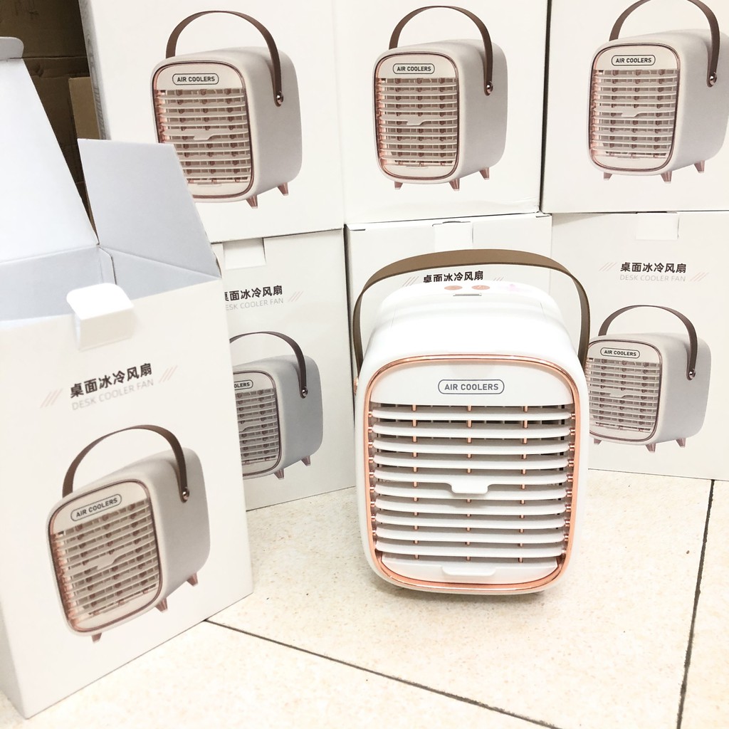 QUẠT ĐIỀU HÒA HƠI NƯỚC ĐỂ BÀN VĂN PHÒNG TÍCH ĐIỆN , PIN SẠC | BigBuy360 - bigbuy360.vn