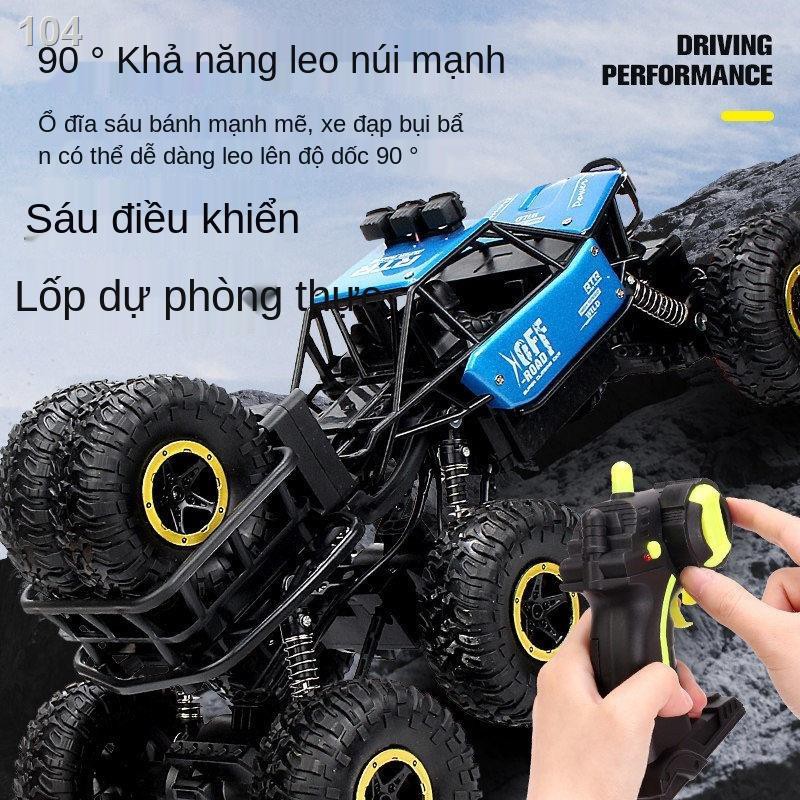 WSiêu lớn Hợp kim sáu bánh xe địa hình điều khiển từ xa ô tô điều khiển từ xa cho trẻ em ô tô điều khiển từ xa bốn bánh