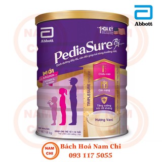 Sữa Bột Abbott Pediasure BA 1.6kg Hương Vani Nhập Khẩu Singapore
