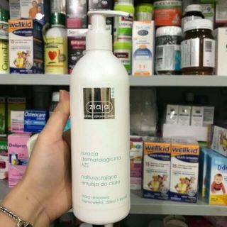 Nhũ tương dưỡng ẩm toàn thân Ziaja Med Atopy Azs