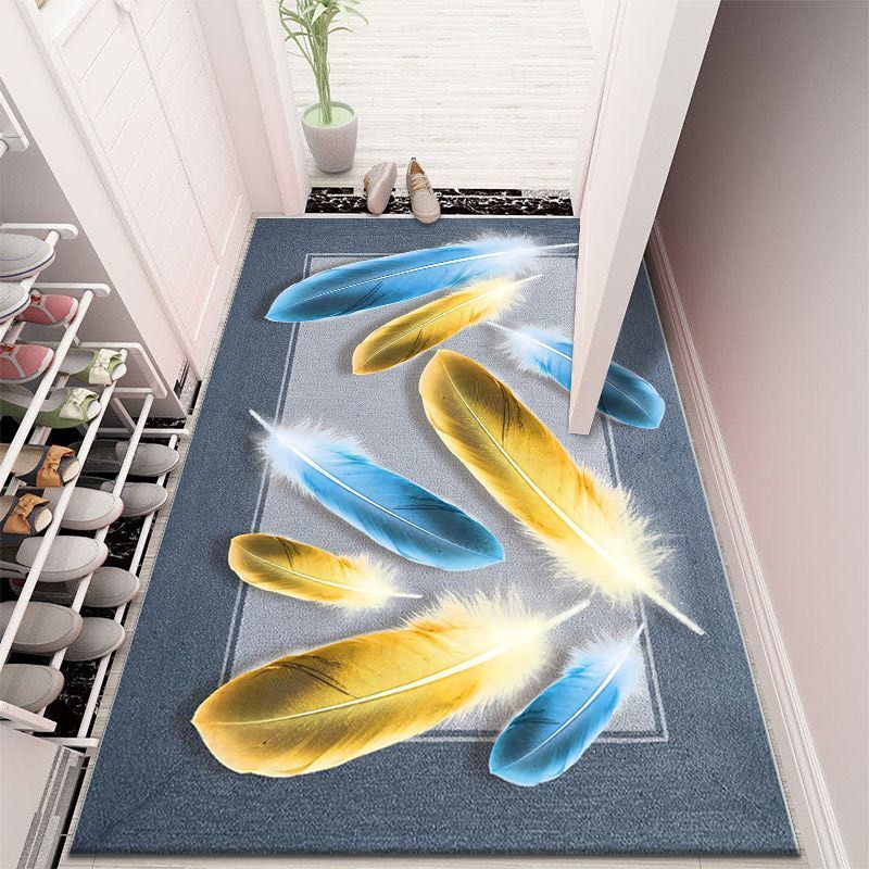 3d! Thảm chùi chân thấm hút nước chống trượt tiện dụng cho phòng khách/ phòng ngủ/ toilet