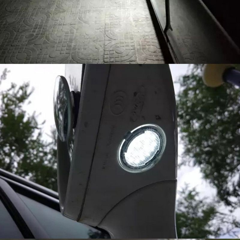 Bộ 2 đèn led dẫn đường gắn dưới kính chiếu hậu cho Ford Edge Fusion Flex Explorer Mondeo Taurus